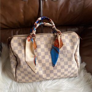 Louis Vuitton Speedy30 Azure Satchel/Top Handle Bag